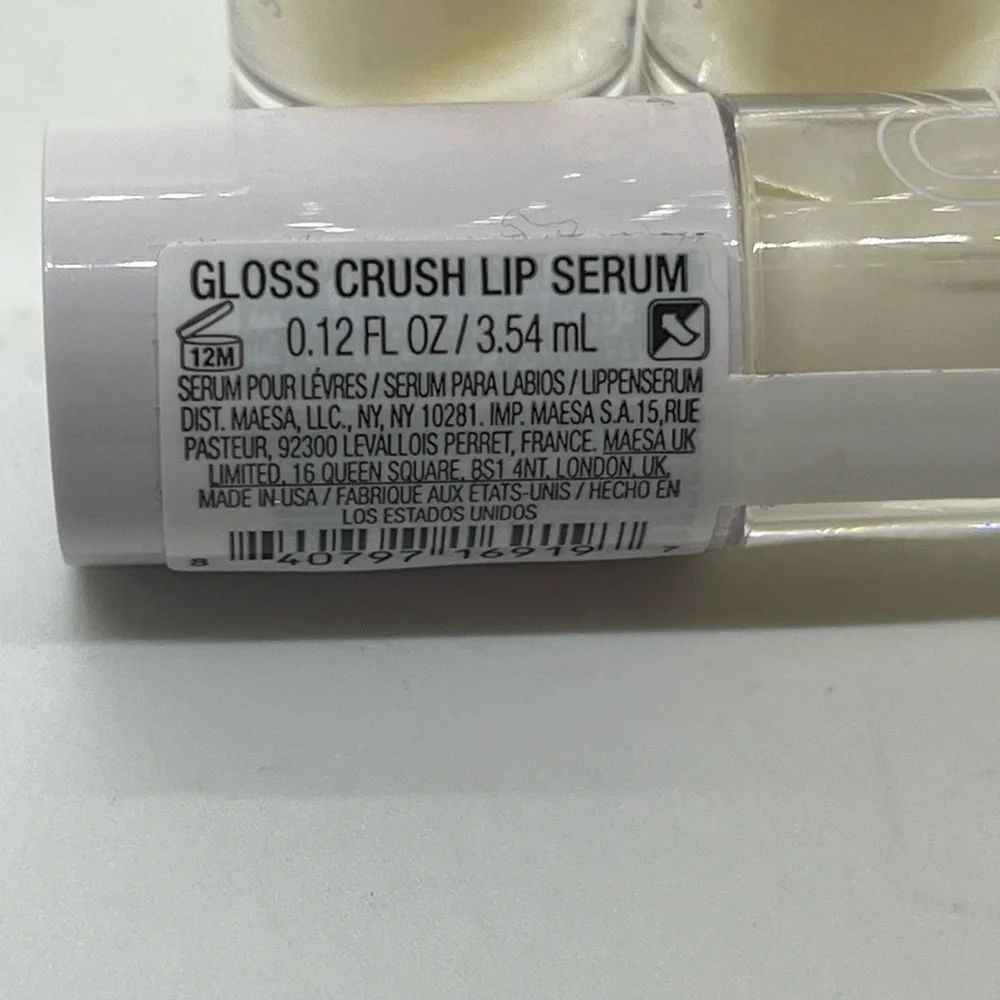 Flower Gloss Crush Lip Serum‎ Clear Crush Sealed Size 3.54mL-4 Available $10each